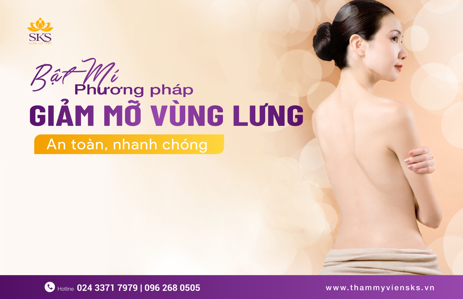 Bật mí phương pháp giảm mỡ vùng lưng an toàn, nhanh chóng