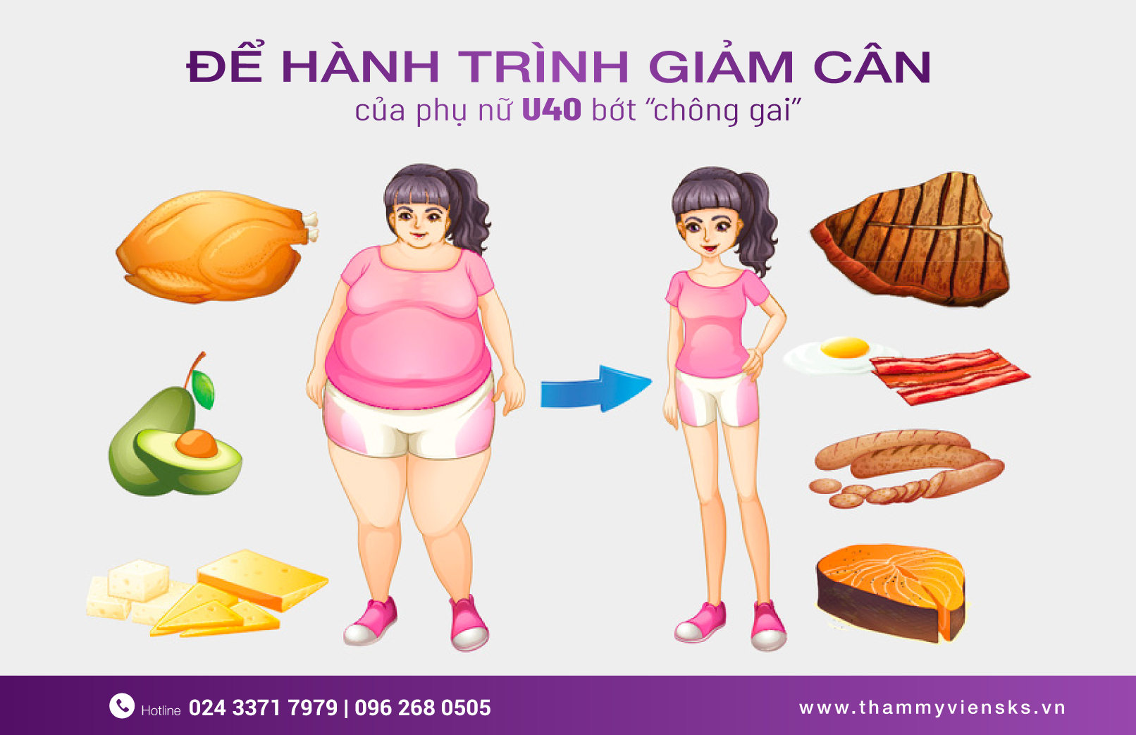 Để hành trình giảm cân của phụ nữ U40 bớt “chông gai”