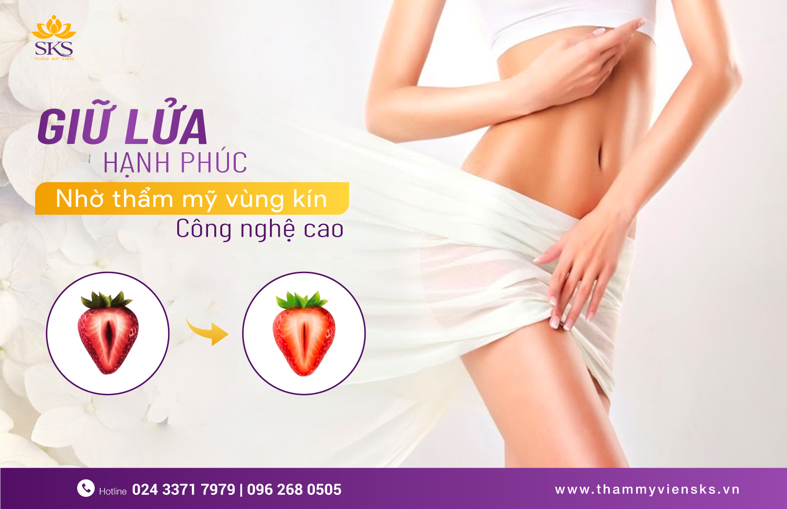 Giữ lửa hạnh phúc nhờ thẩm mỹ vùng kín công nghệ cao