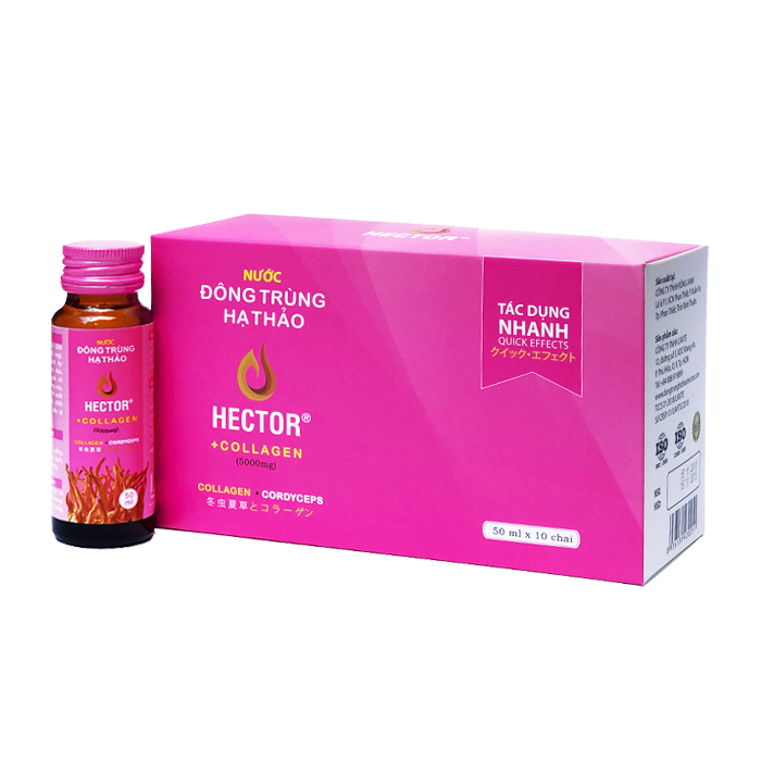 Nước ĐTHT Hector collagen (Hộp 10 chai)