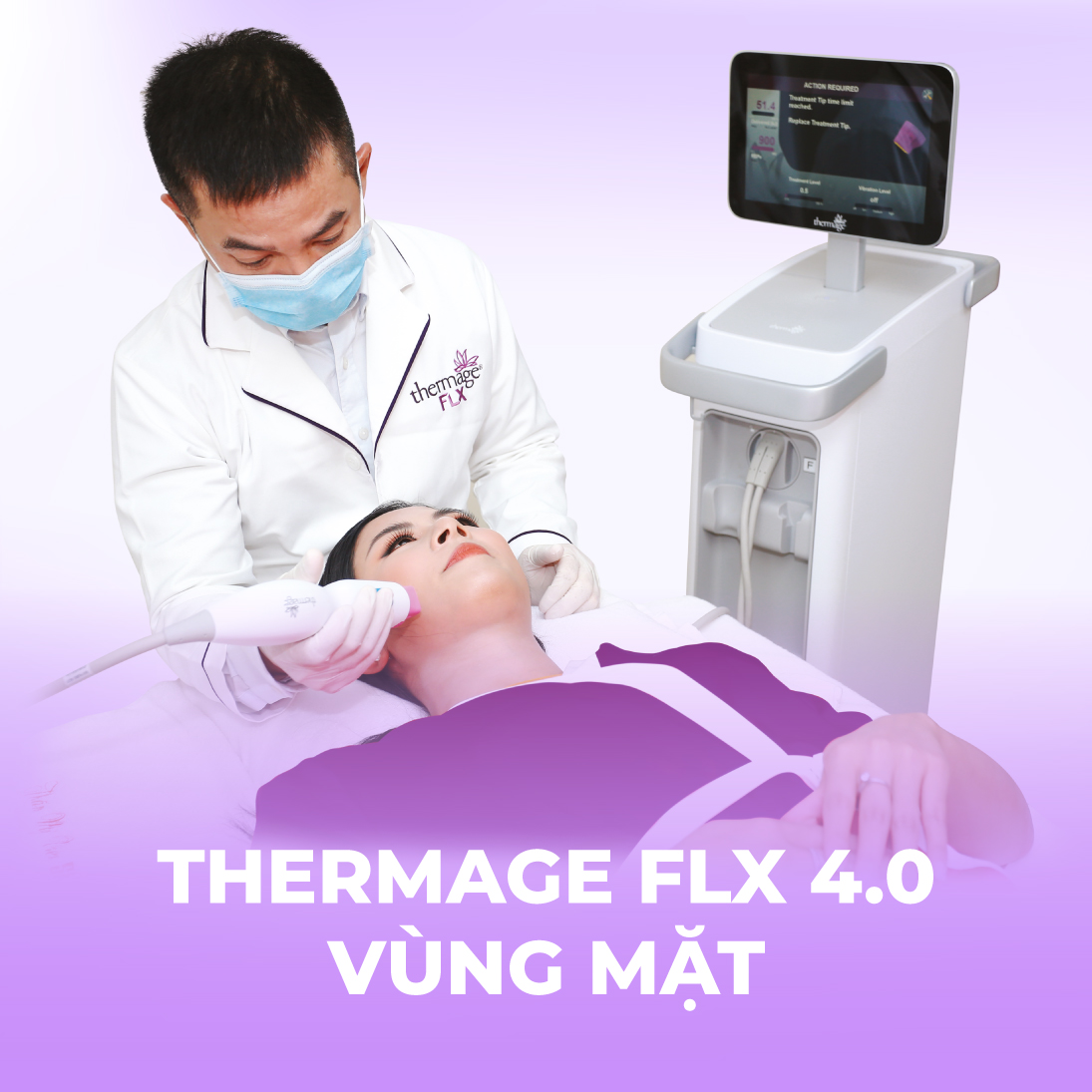 Thermage FLX 4.0 vùng mặt - 1 buổi