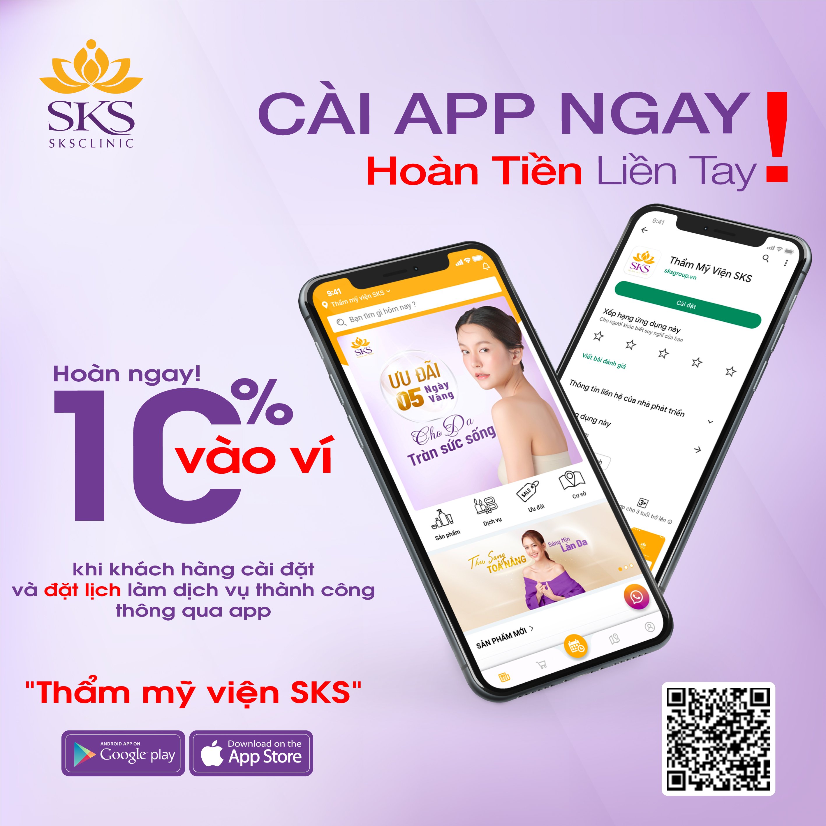 APP CÀI LIỀN TAY - TIỀN HOÀN “VÍ” NGAY!
