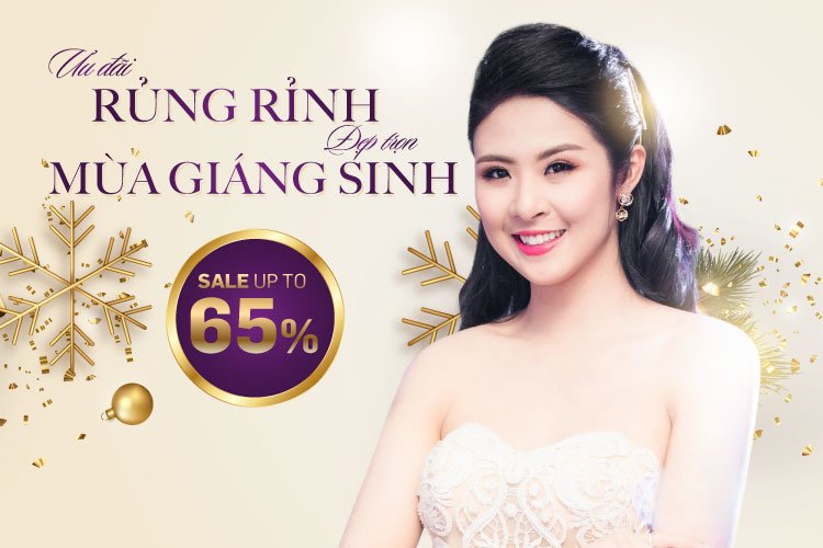 Ưu đãi rủng rỉnh, đẹp trọn mùa Giáng sinh - Giảm tới 65% liệu trình