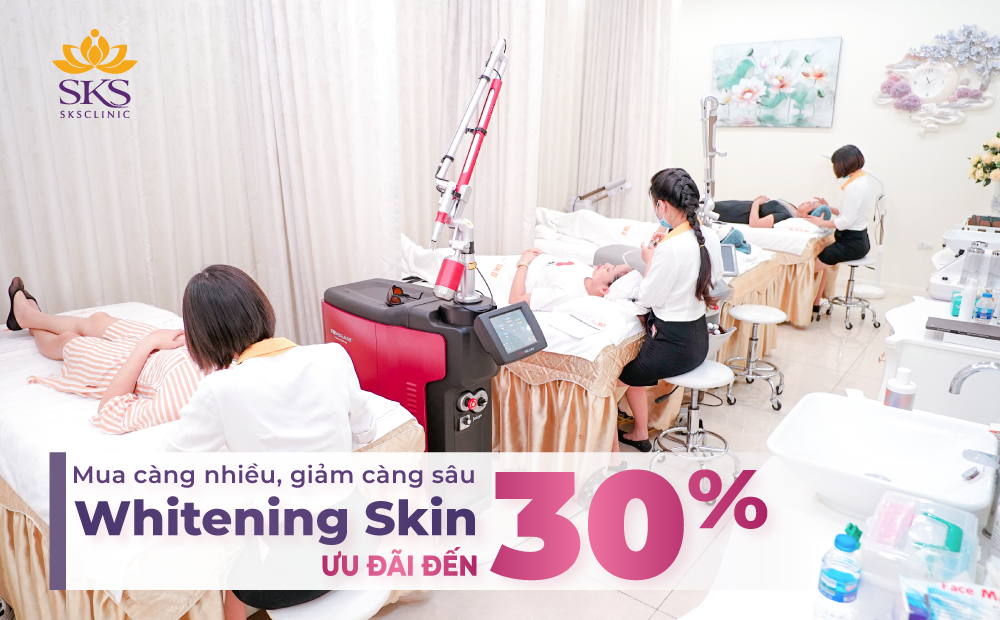 MUA CÀNG NHIỀU, GIẢM CÀNG SÂU - WHITENING SKIN ƯU ĐÃI ĐẾN 30%
