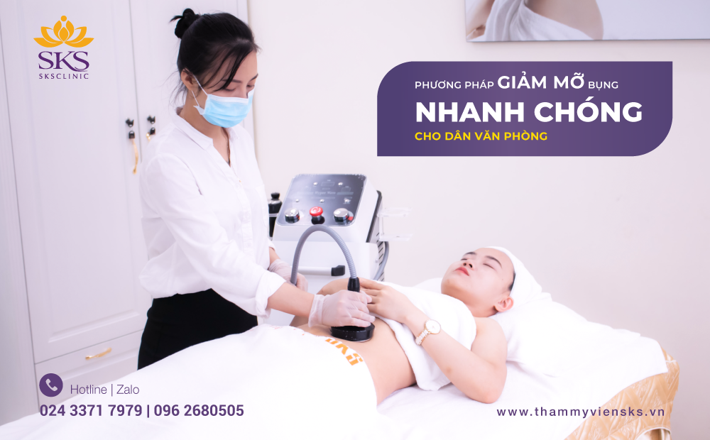 PHƯƠNG PHÁP GIẢM MỠ BỤNG NHANH CHÓNG CHO DÂN VĂN PHÒNG