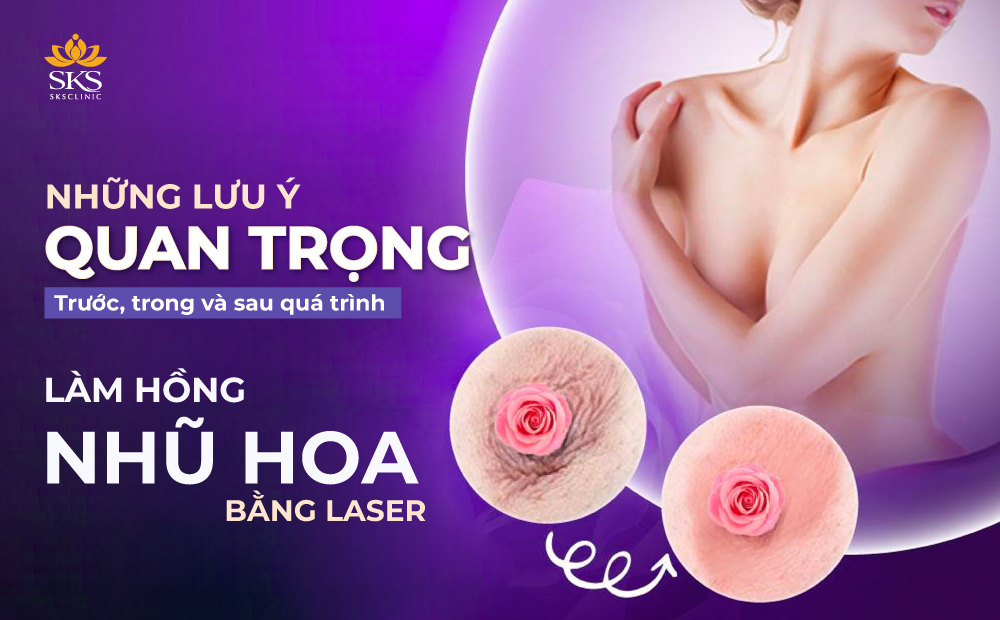 NHỮNG LƯU Ý QUAN TRỌNG TRƯỚC, TRONG VÀ SAU QUÁ TRÌNH LÀM HỒNG NHŨ HOA BẰNG LASER