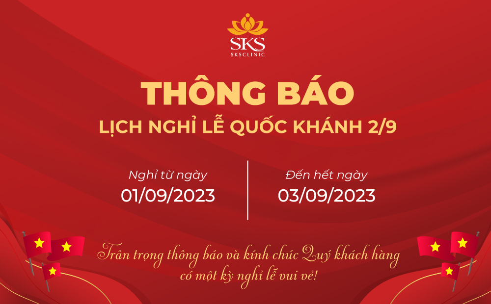 THÔNG BÁO LỊCH NGHỈ LỄ QUỐC KHÁNH 2/9