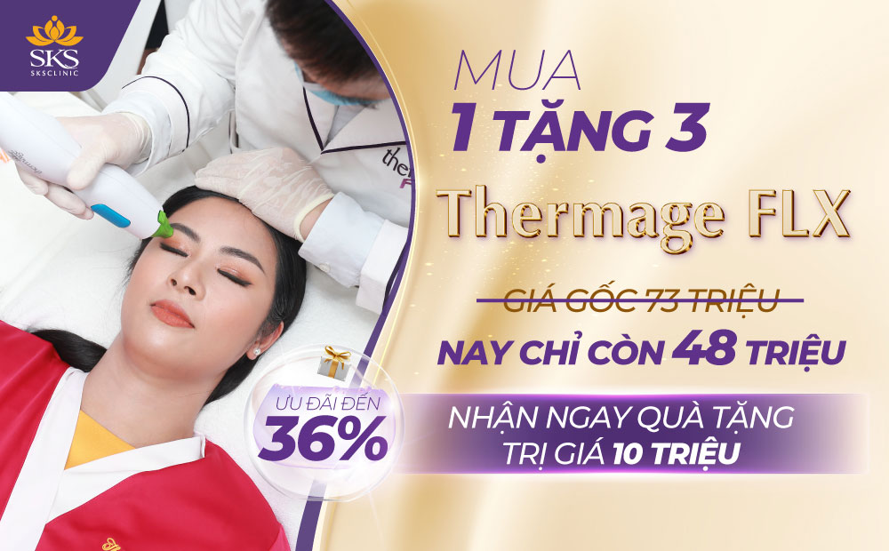 [MUA 1 TẶNG 3] LIỆU TRÌNH NÂNG CƠ XÓA NHĂN THERMAGE FLX ƯU ĐÃI ĐẾN 36%