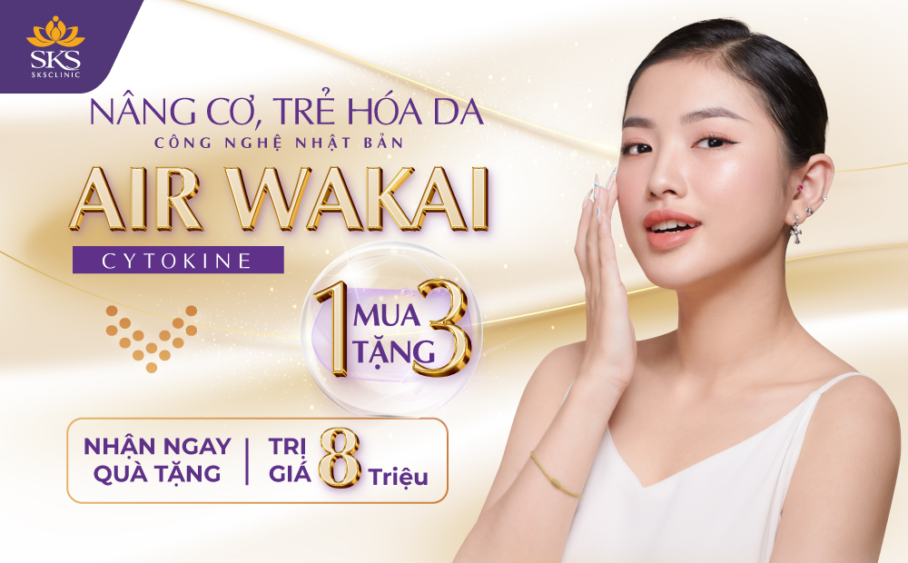 [MUA 1 TẶNG 3] NÂNG CƠ, TRẺ HÓA DA CÔNG NGHỆ NHẬT BẢN AIR WAKAI CYTOKINE