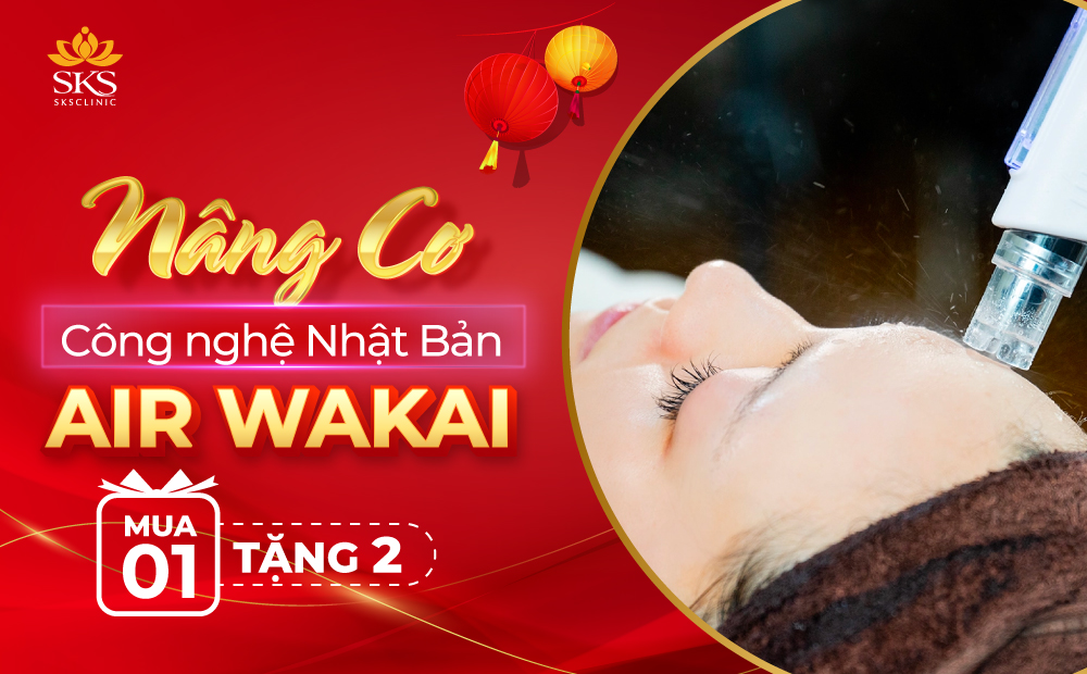 [ƯU ĐÃI ĐÓN XUÂN] NÂNG CƠ CÔNG NGHỆ NHẬT BẢN AIR WAKAI - MUA 1 TẶNG 2