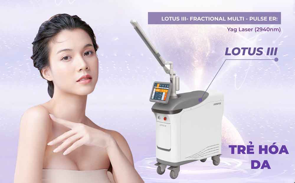 LASER LOTUS III – CÔNG NGHỆ VI ĐIỂM ĐA XUNG CHO HIỆU QUẢ TRẺ HÓA VƯỢT TRỘI