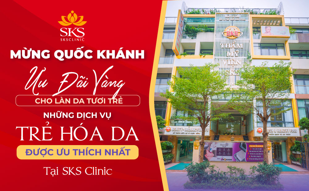MỪNG QUỐC KHÁNH, ƯU ĐÃI VÀNG CHO LÀN DA TƯƠI TRẺ 
