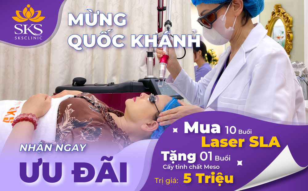 NHẬN NGAY ƯU ĐÃI ĐẶC BIỆT KHI MUA LIỆU TRÌNH TRẺ HÓA DA LASER SLA