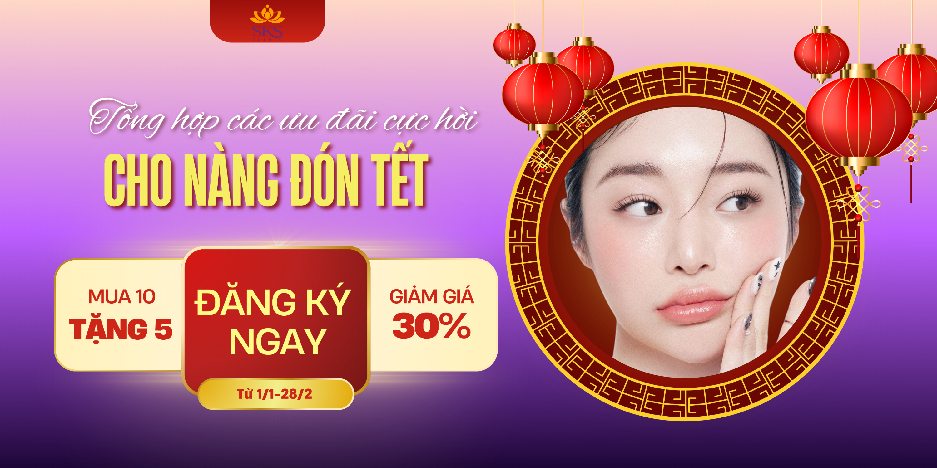 TỔNG HỢP NHỮNG ƯU ĐÃI CỰC HỜI TRONG THÁNG 1,2/2026 - CHO NÀNG THỎA SỨC LÀM ĐẸP!